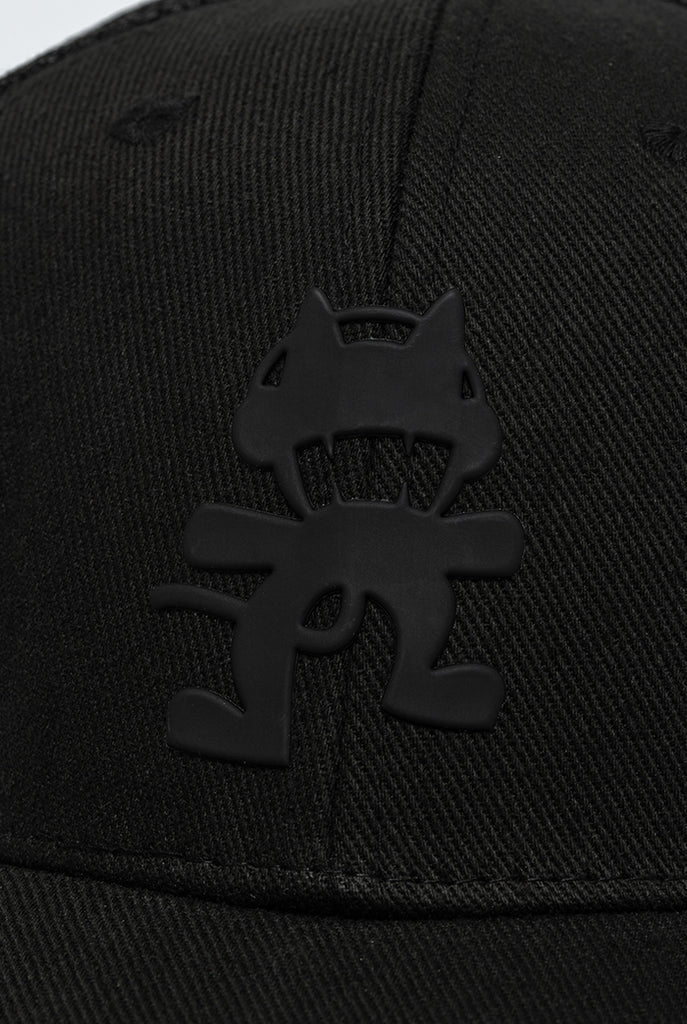 Monstercat Icon Mesh Snapback - Black Logo