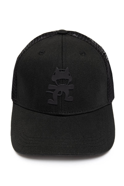 ◆ITZAVIBE◆ CAT MONSTER TRUCKER CAP BLACK IBB25UCA39BK Monstercat Icon Mesh Snapback - Black Logo