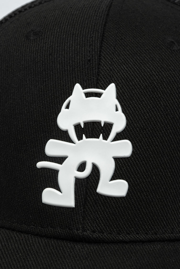 Monstercat Icon Mesh Snapback - White Logo