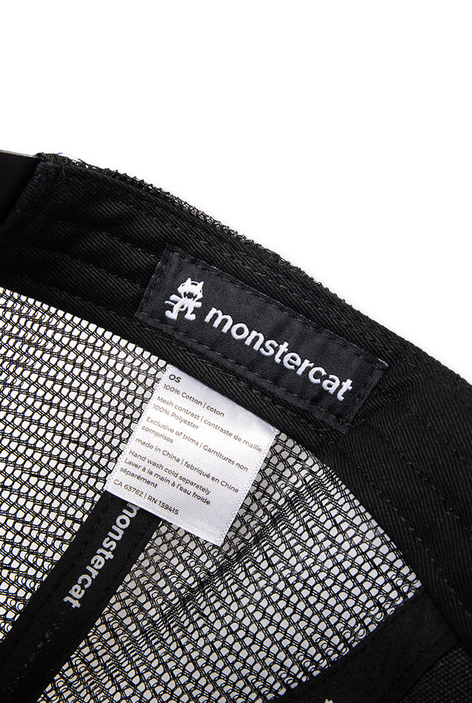 Monstercat Icon Mesh Snapback - White Logo