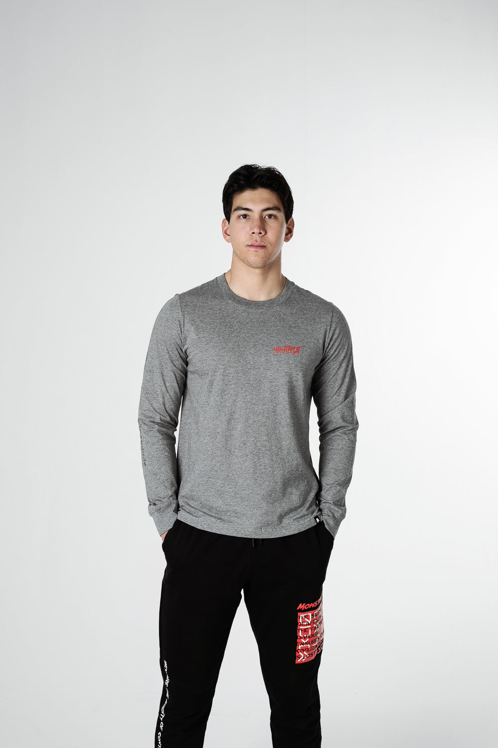 Forces Heather Grey Long Sleeve T-Shirt