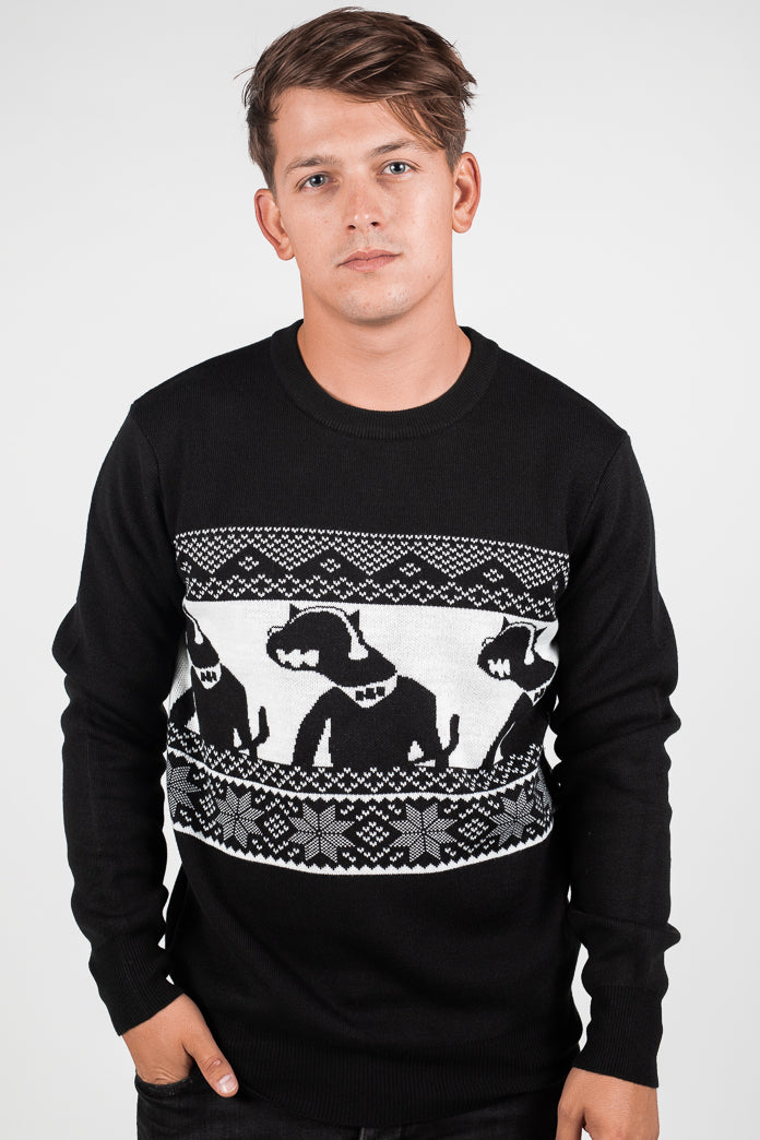 Manstercot Holiday Intarsia Sweater